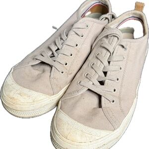 Palladium Casual Beige Canvas Sneakers